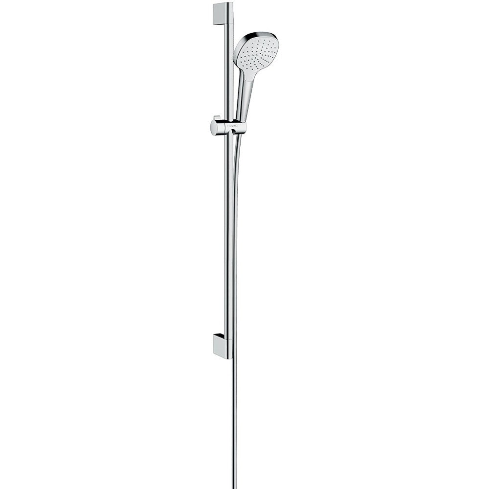 Hansgrohe Croma Select E 1jet Set dus cu bara 90 cm, alb/crom