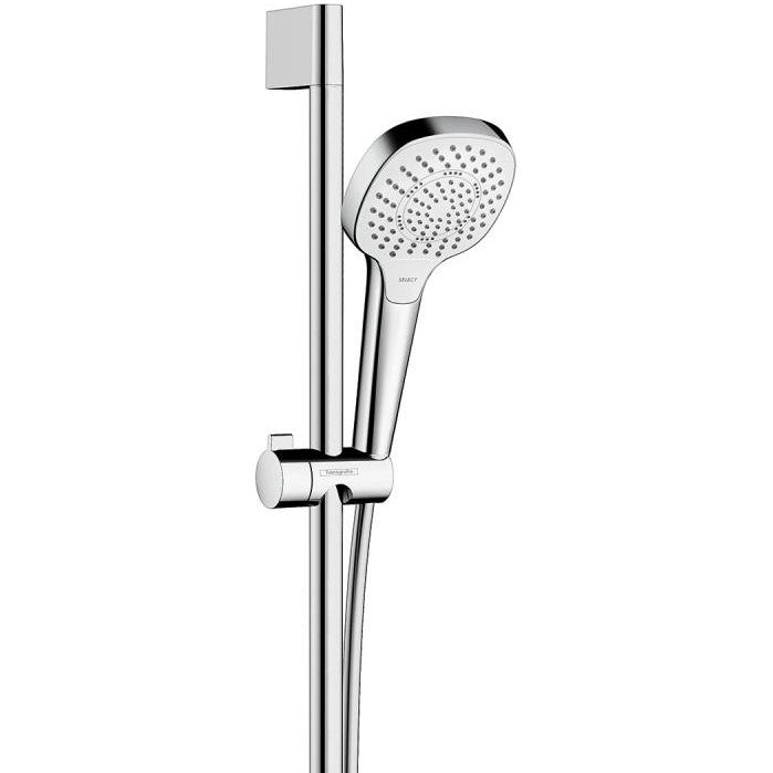Hansgrohe Croma Select E Multi EcoSmart Set dus cu bara 65 cm, alb/crom