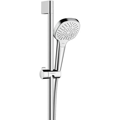 Hansgrohe Croma Select E Multi EcoSmart Set dus cu bara 65 cm, alb/crom