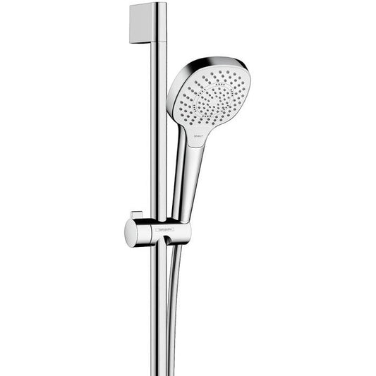 Hansgrohe Croma Select E Multi EcoSmart Set dus cu bara 65 cm, alb/crom