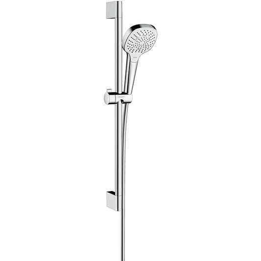 Hansgrohe Croma Select E Multi EcoSmart Set dus cu bara 65 cm, alb/crom