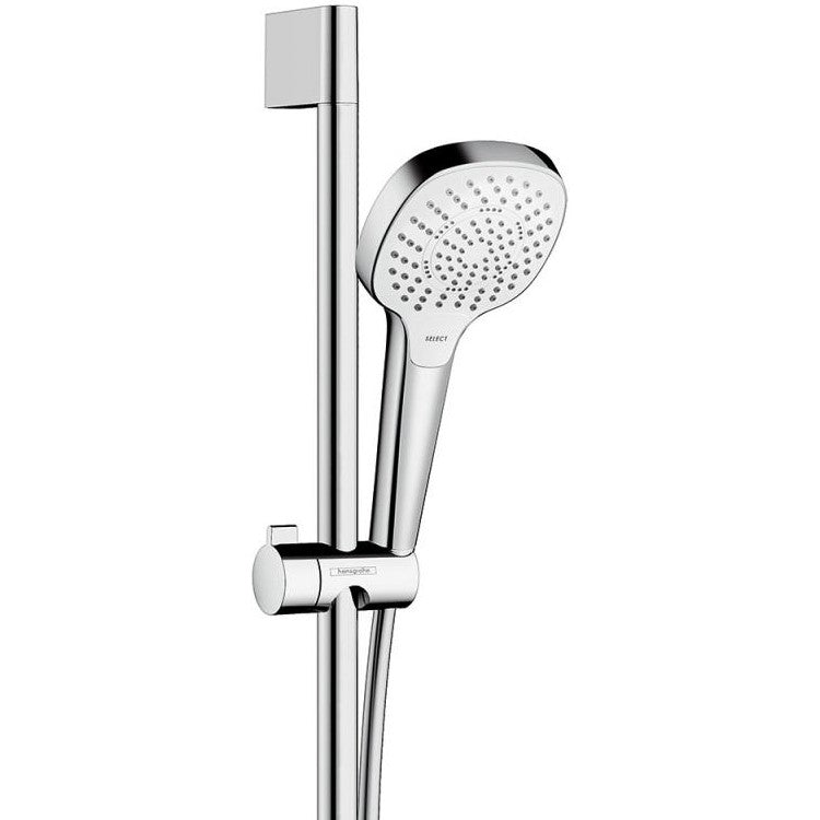 Hansgrohe Croma Select E Multi EcoSmart Set dus cu bara 90 cm, alb/crom