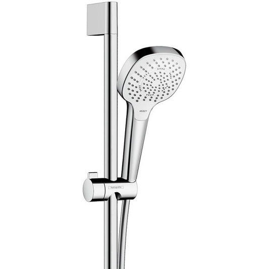 Hansgrohe Croma Select E Multi EcoSmart Set dus cu bara 90 cm, alb/crom
