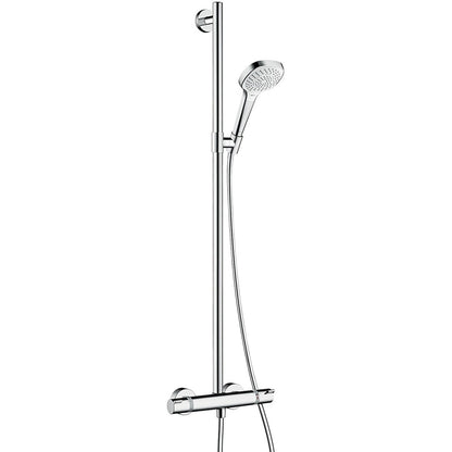 Hansgrohe Croma Select E Multi Baterie dus cu termostat, alb/crom