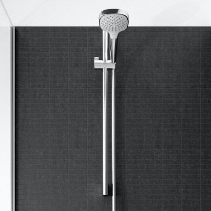 Hansgrohe Croma Select E Vario EcoSmart Set dus cu bara 65 cm, alb/crom