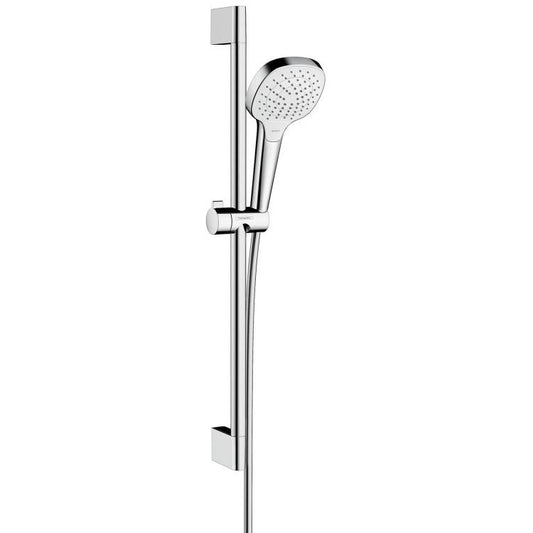 Hansgrohe Croma Select E Vario EcoSmart Set dus cu bara 65 cm, alb/crom