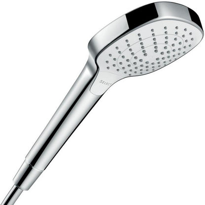 Para dus Hansgrohe Croma Select E Vario EcoSmart, alb/crom