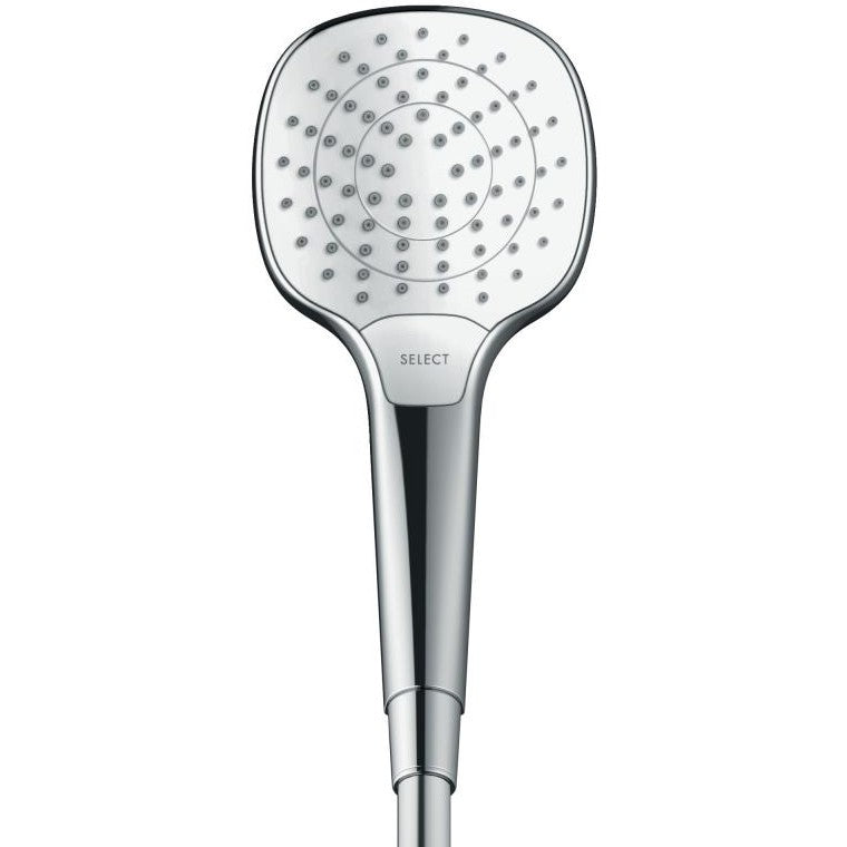 Para dus Hansgrohe Croma Select E Vario EcoSmart, alb/crom