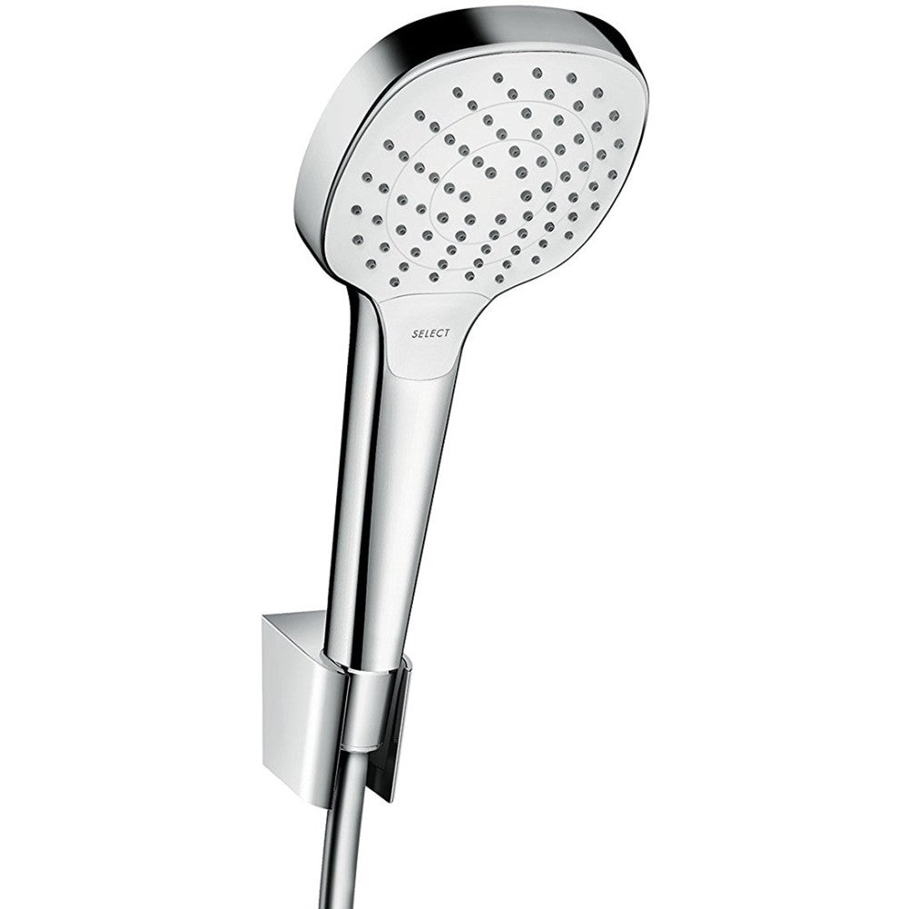 Hansgrohe Croma Select E Vario Porter Set dus cu suport, furtun 160 cm, alb/crom