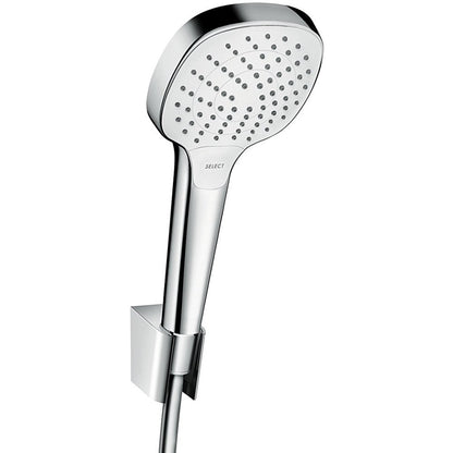 Hansgrohe Croma Select E Vario Porter Set dus cu suport, furtun 160 cm, alb/crom