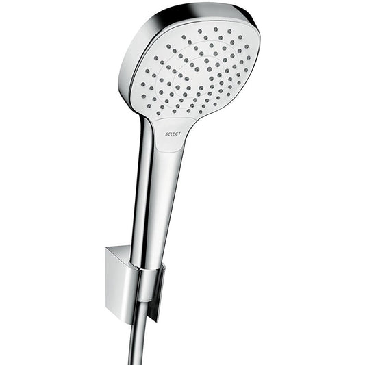 Hansgrohe Croma Select E Vario Porter Set dus cu suport, furtun 160 cm, alb/crom