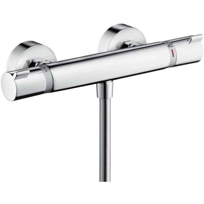 Hansgrohe Croma Select E Vario Baterie dus cu bara 65 cm cu termostat, alb/crom