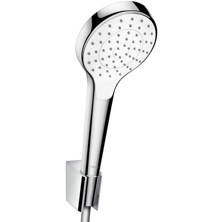 Hansgrohe Croma Select S 1jet Porter Set dus cu suport, furtun 160 cm, alb/crom