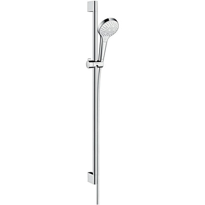 Hansgrohe Croma Select S Multi Set dus cu bara 90 cm, alb/crom