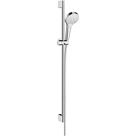 Hansgrohe Croma Select S Multi Set dus cu bara 90 cm, alb/crom