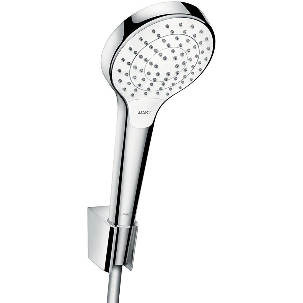 Hansgrohe Croma Select S Vario Porter Set dus cu suport, furtun 160 cm, alb/crom