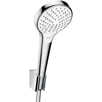 Hansgrohe Croma Select S Vario Porter Set dus cu suport, furtun 160 cm, alb/crom