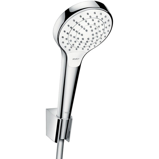 Hansgrohe Croma Select S Vario Porter Set dus cu suport, furtun 160 cm, alb/crom
