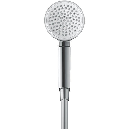 Hansgrohe Crometta 100 1jet Porter Set dus cu suport, furtun 125 cm, alb/crom