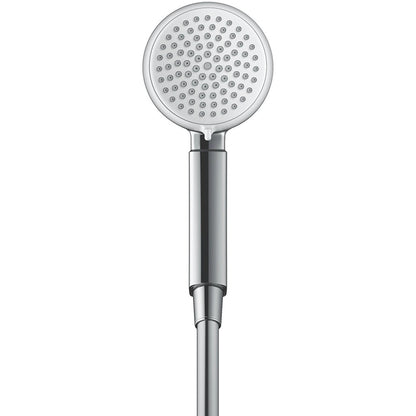 Hansgrohe Crometta 100 Vario Porter Set dus cu suport, furtun 125 cm, alb/crom