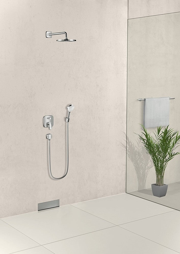 Para dus Hansgrohe Crometta 1jet alb/crom