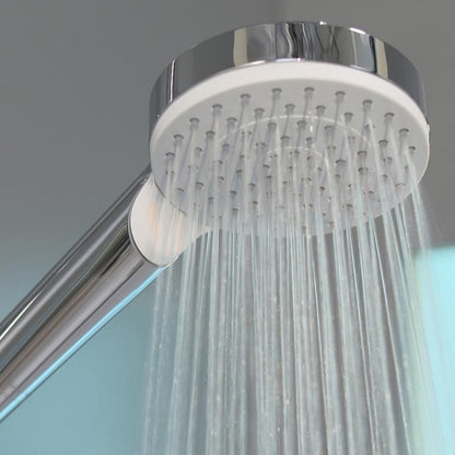 Hansgrohe Crometta 1jet Porter Set dus cu suport, furtun 160 cm, alb/crom