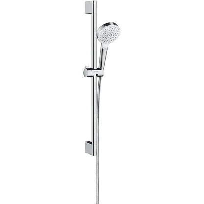 Hansgrohe Crometta 1jet Set dus cu bara 65 cm, alb/crom