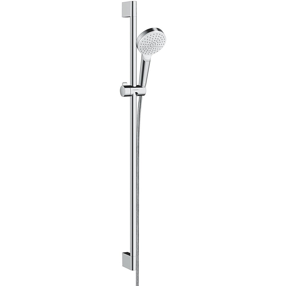 Hansgrohe Crometta 1jet Set dus cu bara 90 cm, alb/crom