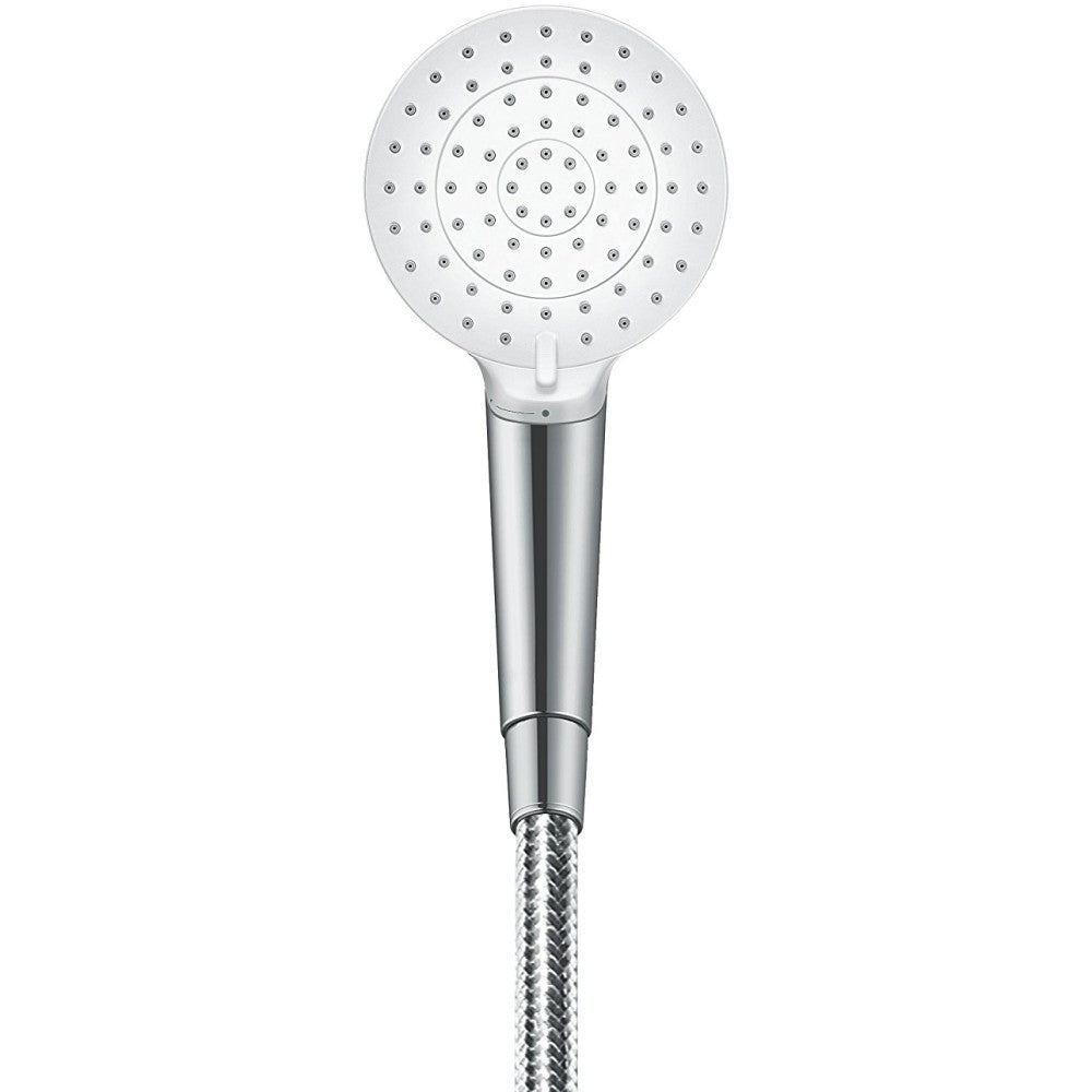 Hansgrohe Crometta Vario Porter Set dus cu suport, furtun 125 cm, alb/crom