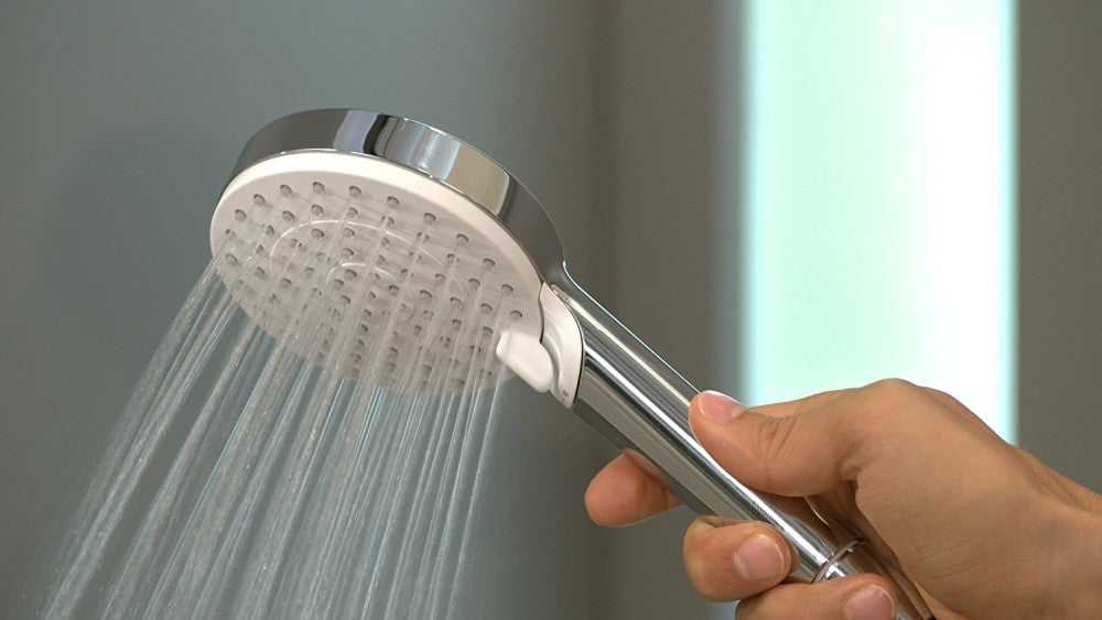 Hansgrohe Crometta Vario Porter Set dus cu suport, furtun 160 cm, alb/crom