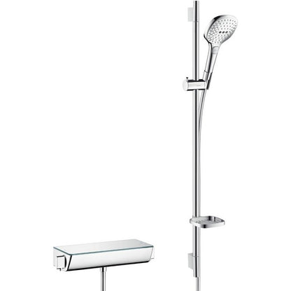 Hansgrohe Ecostat Select/Raindance Select E 120 3jet Baterie dus cu bara 90 cm cu termostat, crom