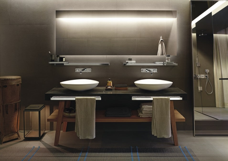 Lavoar baie pe blat Hansgrohe Massaud 60x45 cm