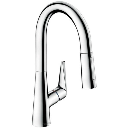 Hansgrohe Talis S 160 Baterie chiuveta bucatarie monocomanda cu dus extractibil, crom