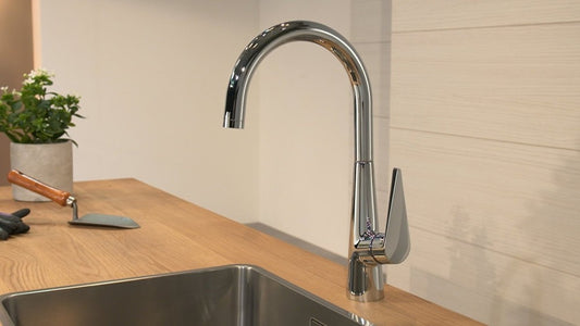 Hansgrohe Talis S 260 Baterie chiuveta bucatarie monocomanda, crom