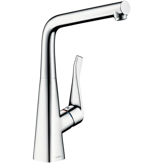 Hansgrohe Metris Baterie chiuveta bucatarie monocomanda pentru instalare in fata ferestrei, crom