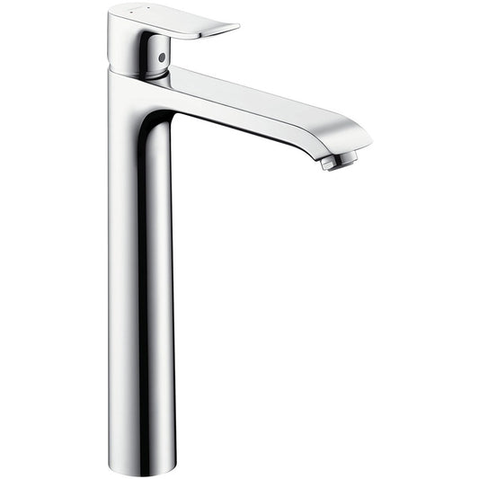 Baterie lavoar pe blat Hansgrohe Metris, H32 cm, fara ventil