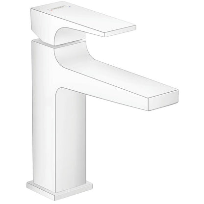Baterie lavoar alba mat Hansgrohe Metropol 110