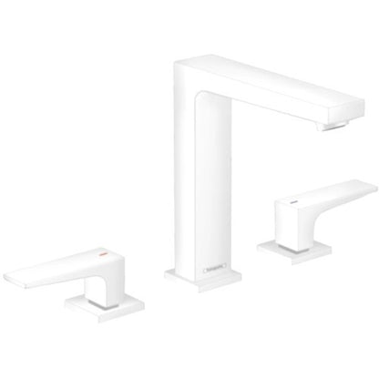 Baterie lavoar alba mat Hansgrohe Metropol 160, dubla comanda
