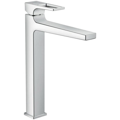 Baterie lavoar inalta Hansgrohe Metropol 260, cu ventil click-clack si maner decupat
