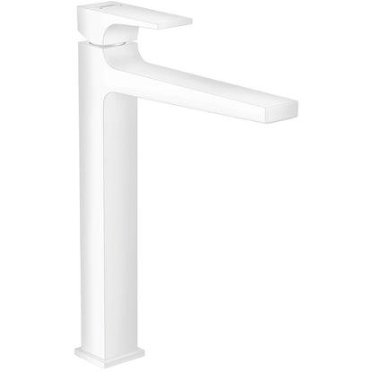 Baterie lavoar pe blat alba mat Hansgrohe Metropol 260