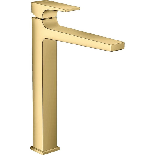 Baterie chiuveta baie inalta aurie Hansgrohe Metropol 260