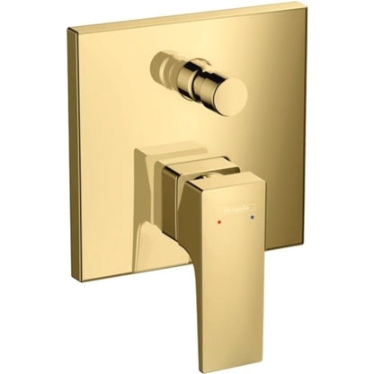 Hansgrohe Metropol Baterie cada dus monocomanda incastrata, auriu lucios
