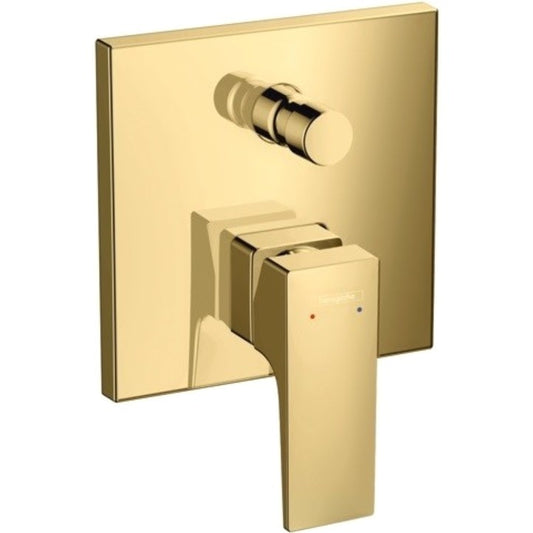Hansgrohe Metropol Baterie cada dus monocomanda incastrata, auriu lucios