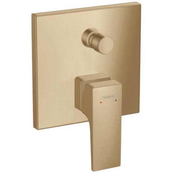 Hansgrohe Metropol Baterie cada dus incastrata, bronz satinat