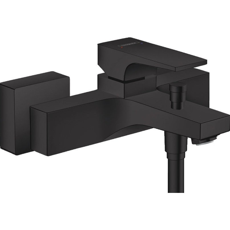 Hansgrohe Metropol Baterie cada dus, negru mat