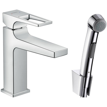 Baterie lavoar cu dus igienic Hansgrohe Metropol, cu dus igienic, fara ventil