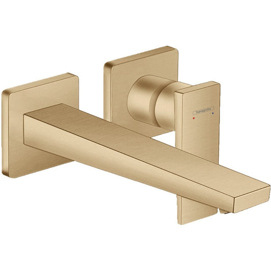 Baterie chiuveta baie incastrata bronz mat periat Hansgrohe Metropol