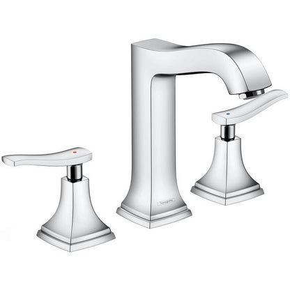 Baterie lavoar Hansgrohe Metropol Classic, dubla comanda, cu preaplin si manare alungite, H20 cm
