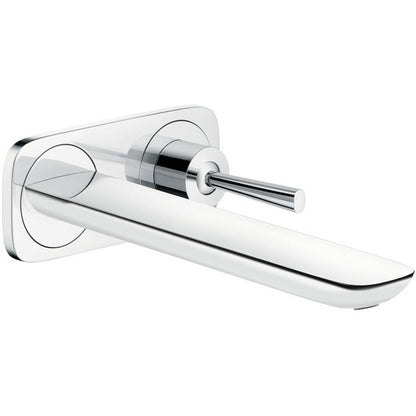 Baterie lavoar incastrata alb/crom Hansgrohe PuraVida, pipa de 22 cm