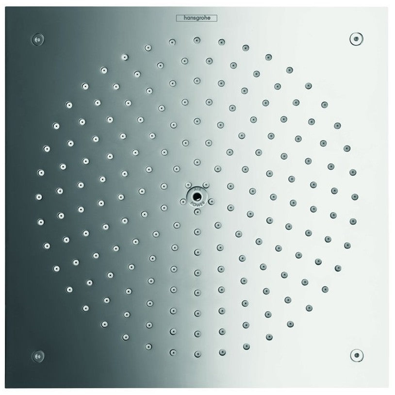 Palarie dus fix Hansgrohe Raindance Air 1jet, patrat 26x26 cm, crom